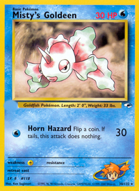 Misty's Goldeen (30/132)  - Gym Heroes Unlimited
