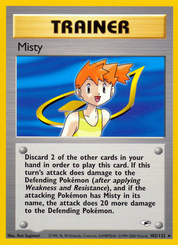 Misty (102/132)  - Gym Heroes Unlimited
