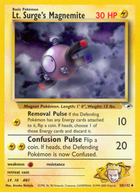Lt. Surge's Magnemite (50/132)  - Gym Heroes Unlimited