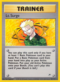 Lt. Surge (101/132)  - Gym Heroes Unlimited