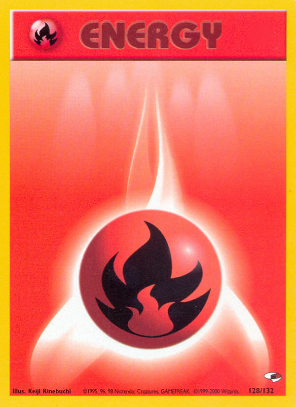 Fire Energy (128/132)  - Gym Heroes Unlimited