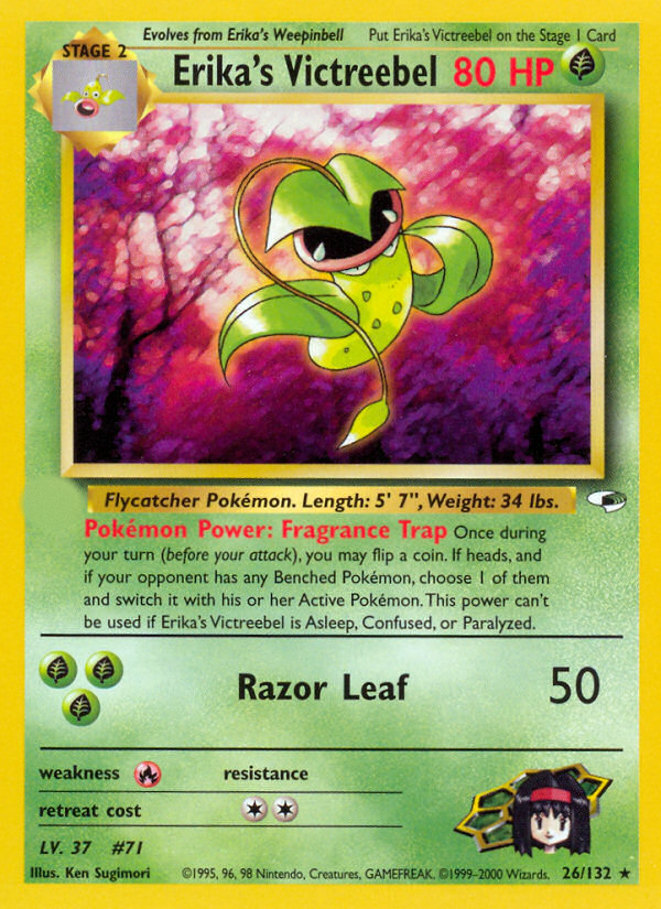 Erika's Victreebel (26/132)  - Gym Heroes Unlimited