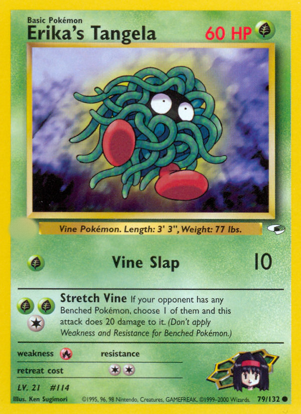 Erika's Tangela (79/132)  - Gym Heroes Unlimited