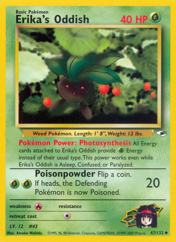 Erika's Oddish (47/132)  - Gym Heroes Unlimited