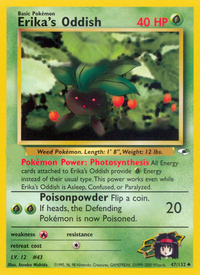 Erika's Oddish (47/132)  - Gym Heroes Unlimited