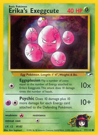 Erika's Exeggcute (77/132)  - Gym Heroes Unlimited