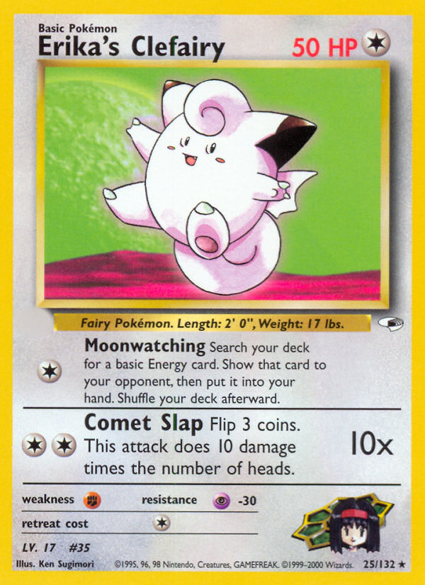Erika's Clefairy (25/132)  - Gym Heroes Unlimited