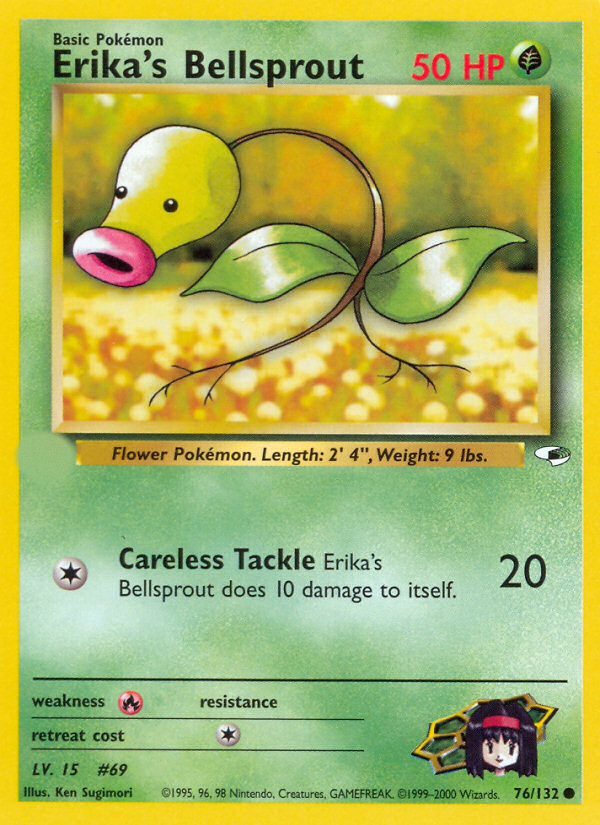 Erika's Bellsprout (76/132)  - Gym Heroes Unlimited