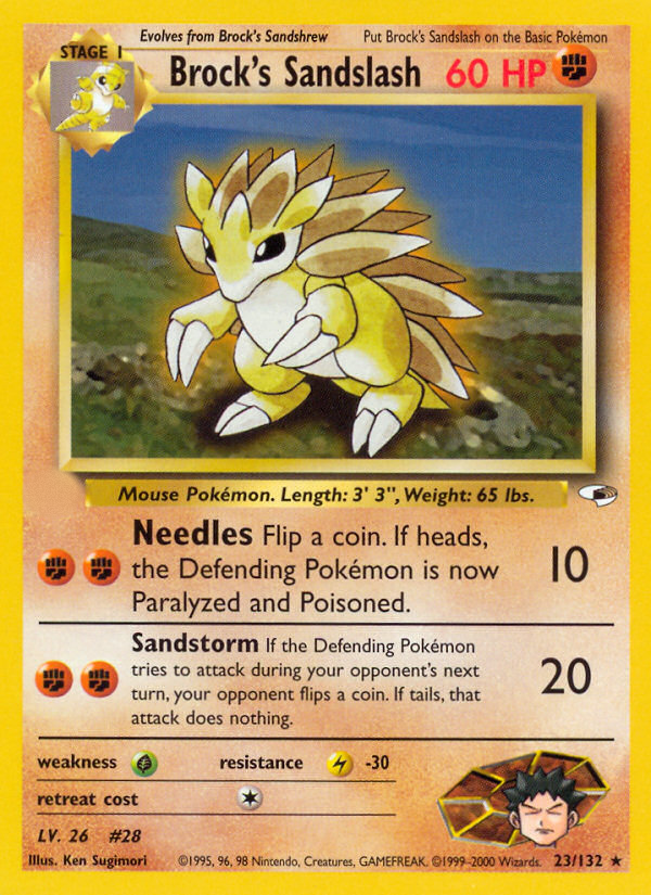 Brock's Sandslash (23/132)  - Gym Heroes Unlimited