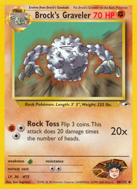 Brock's Graveler (40/132)  - Gym Heroes Unlimited
