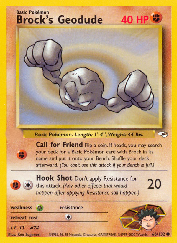 Brock's Geodude (66/132)  - Gym Heroes Unlimited