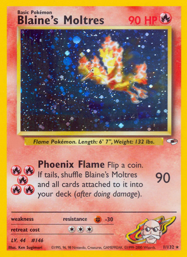 Blaine's Moltres (1/132)  - Gym Heroes