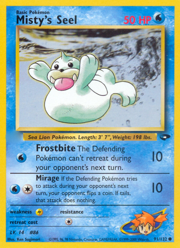 Misty's Seel (91/132)  - Gym Challenge Unlimited