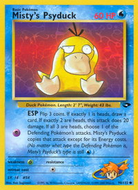 Misty's Psyduck (90/132)  - Gym Challenge Unlimited