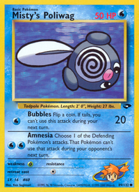 Misty's Poliwag (89/132)  - Gym Challenge Unlimited