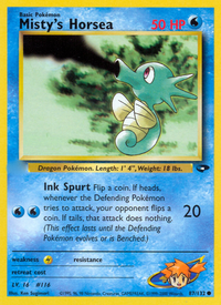 Misty's Horsea (87/132)  - Gym Challenge Unlimited