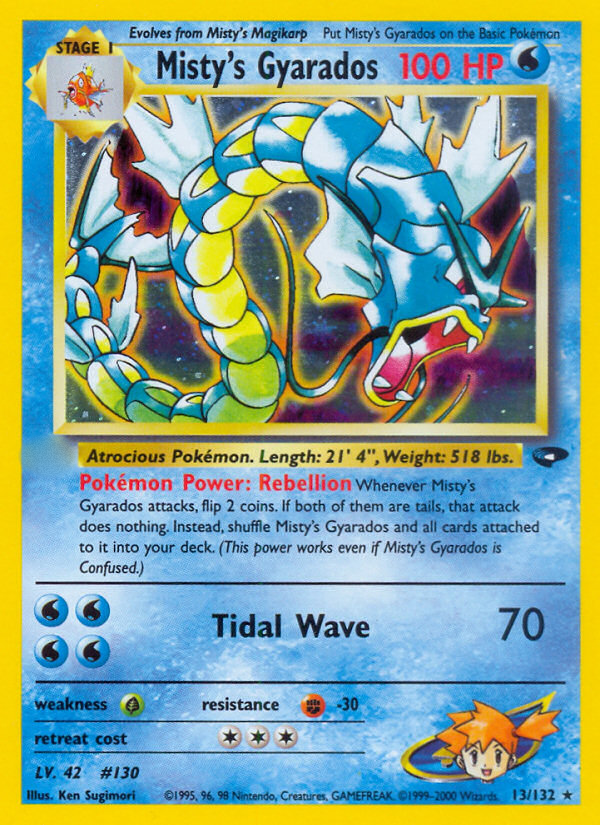 Misty's Gyarados (13/132)  - Gym Challenge