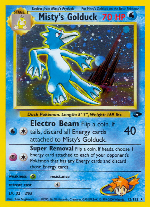 Misty's Golduck (12/132)  - Gym Challenge