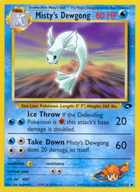 Misty's Dewgong (54/132)  - Gym Challenge Unlimited