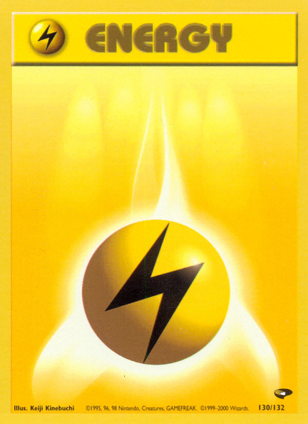 Lightning Energy (130/132)  - Gym Challenge Unlimited