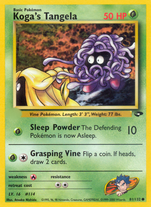 Koga's Tangela (81/132)  - Gym Challenge Unlimited