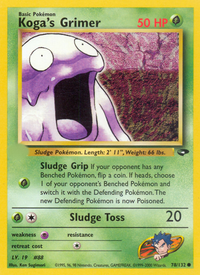 Koga's Grimer (78/132)  - Gym Challenge Unlimited