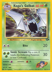 Koga's Golbat (46/132)  - Gym Challenge Unlimited