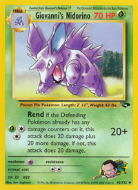Giovanni's Nidorino (45/132)  - Gym Challenge Unlimited