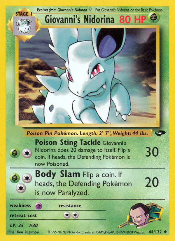 Giovanni's Nidorina (44/132)  - Gym Challenge Unlimited