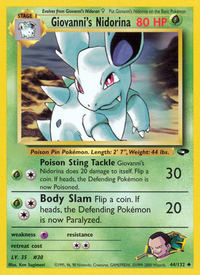 Giovanni's Nidorina (44/132)  - Gym Challenge Unlimited