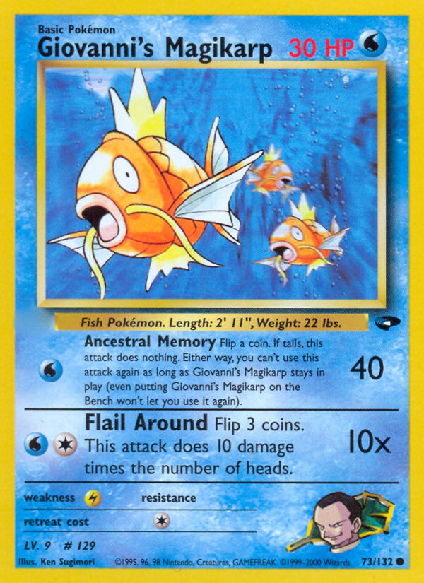 Giovanni's Magikarp (73/132)  - Gym Challenge Unlimited