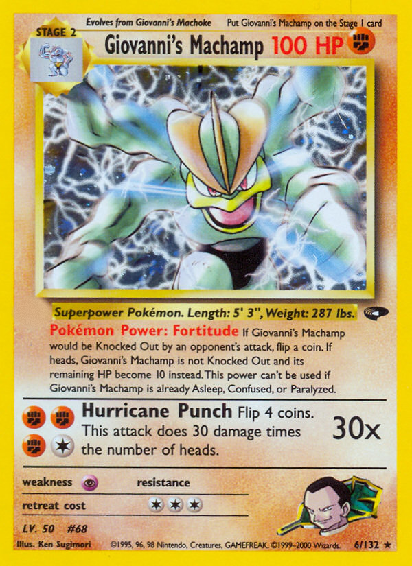 Giovanni's Machamp (6/132)  - Gym Challenge