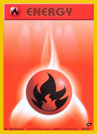 Fire Energy (128/132)  - Gym Challenge Unlimited