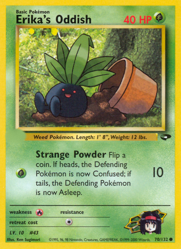 Erika's Oddish (70/132)  - Gym Challenge Unlimited