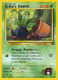 Erika's Oddish (70/132)  - Gym Challenge Unlimited