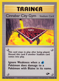 Cinnabar City Gym (113/132)  - Gym Challenge Unlimited