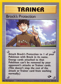 Brock's Protection (101/132)  - Gym Challenge Unlimited