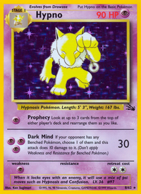 Hypno (8/62)  - Fossil