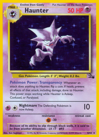 Haunter (6/62)  - Fossil