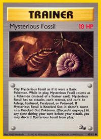 Mysterious Fossil (62/62)  - Fossil Unlimited