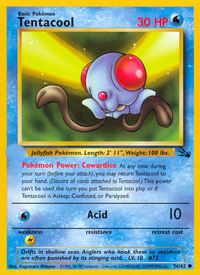 Tentacool (56/62)  - Fossil Unlimited