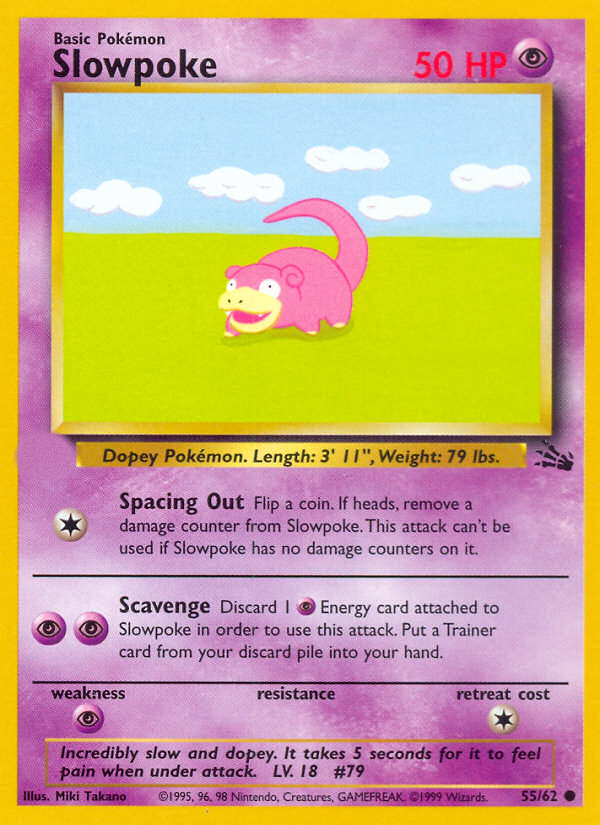 Slowpoke (55/62)  - Fossil Unlimited