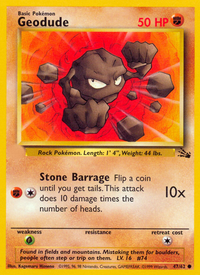 Geodude (47/62)  - Fossil Unlimited