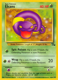 Ekans (46/62)  - Fossil Unlimited