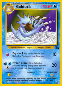 Golduck (35/62)  - Fossil Unlimited