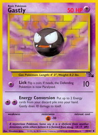 Gastly (33/62)  - Fossil Unlimited