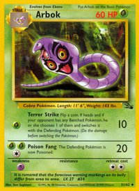 Arbok (31/62)  - Fossil Unlimited