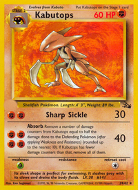 Kabutops (24/62)  - Fossil Unlimited