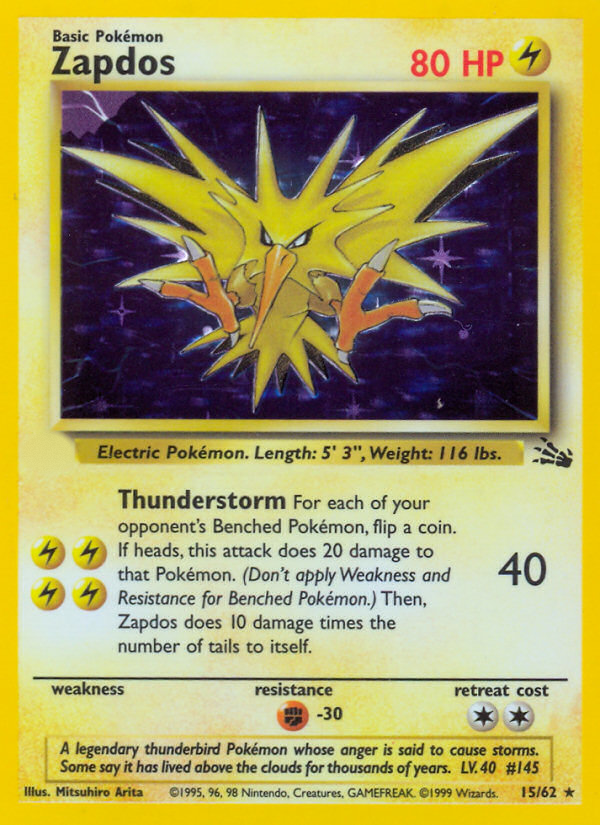 Zapdos (15/62)  - Fossil