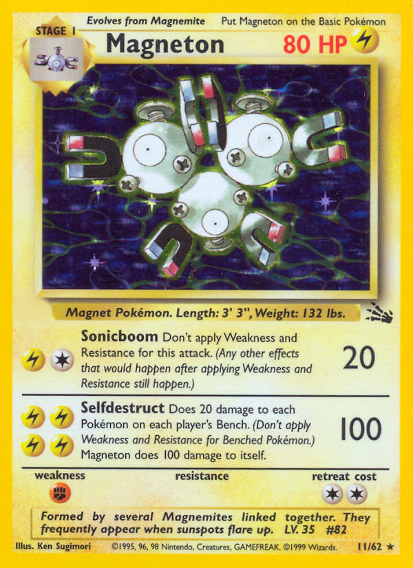 Magneton (11/62)  - Fossil